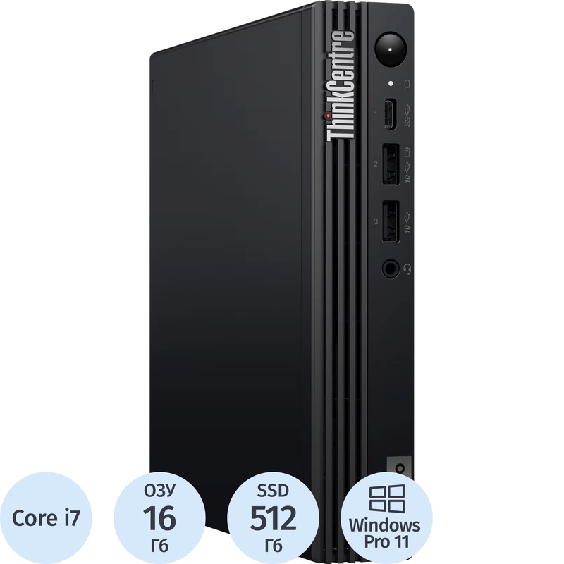 Изображение товара Нотеблок Lenovo ThinkCentre Tiny M70q-5 slim 14700T 16ГБ/512ГБ SSD