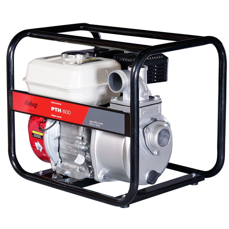 Изображение товара Мотопомпа бензиновая Fubag PTH600 для чистой воды (646270)