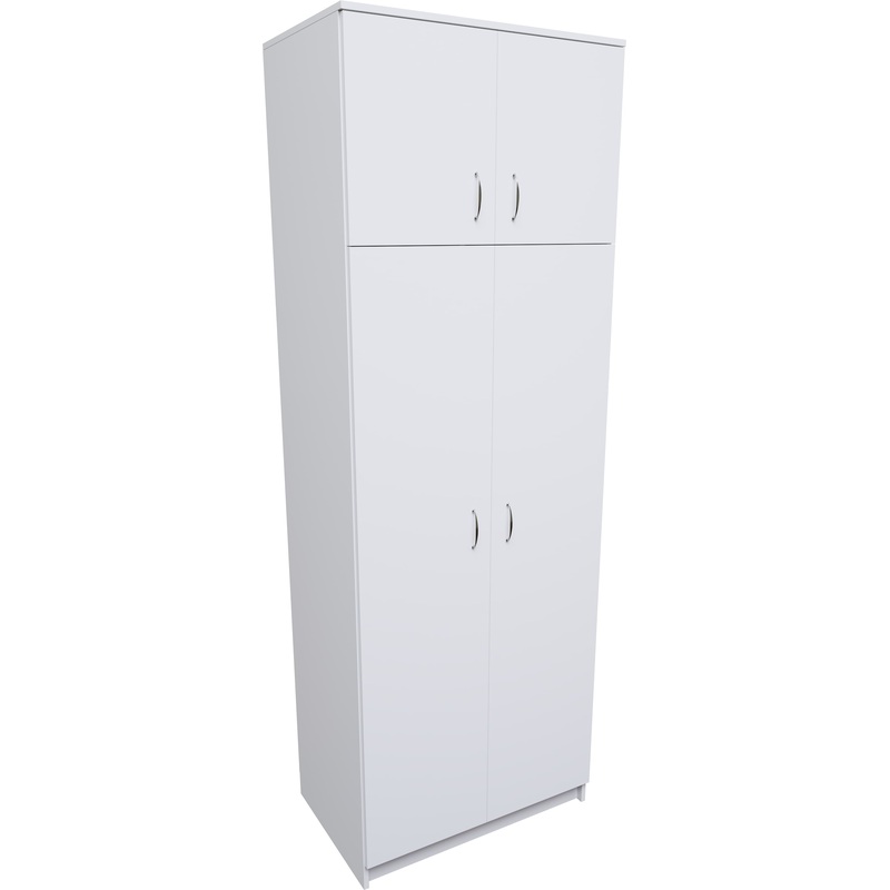 Изображение товара Комбинированный шкаф Север белый шагрень 800х520х2300 мм