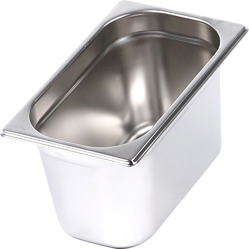 Изображение товара Гастроемкость Luxstahl GN 1/4 4 л нержавеющая сталь 26.5x16.4x15 см