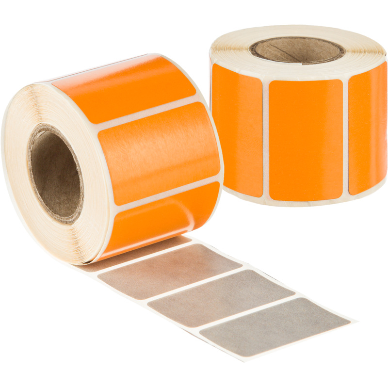 Изображение товара Термоэтикетки 37х22 мм ТОП оранжевые (диаметр втулки 25 мм, 7 рулонов по 500 этикеток)