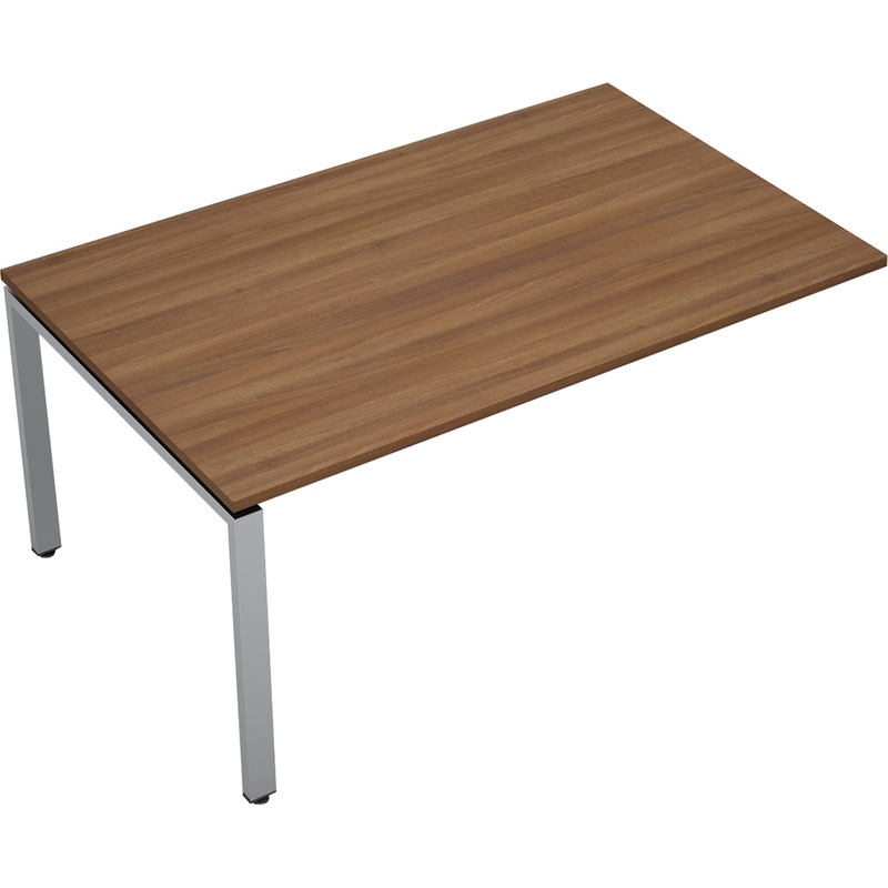 Изображение товара Элемент стола для переговоров Avance 6МПК.603 шамони тёмный/алюминий матовый 1400х1000х750 мм