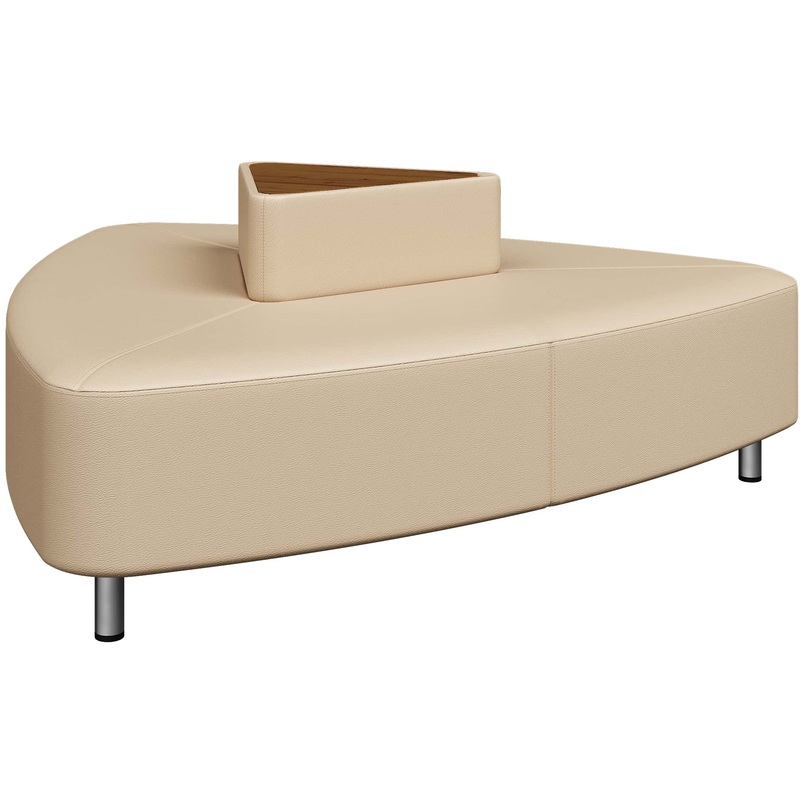 Изображение товара Модуль диван угловой Юнит-Док U6-2 бежевый (искусственная кожа, 1750х1650х650 мм)