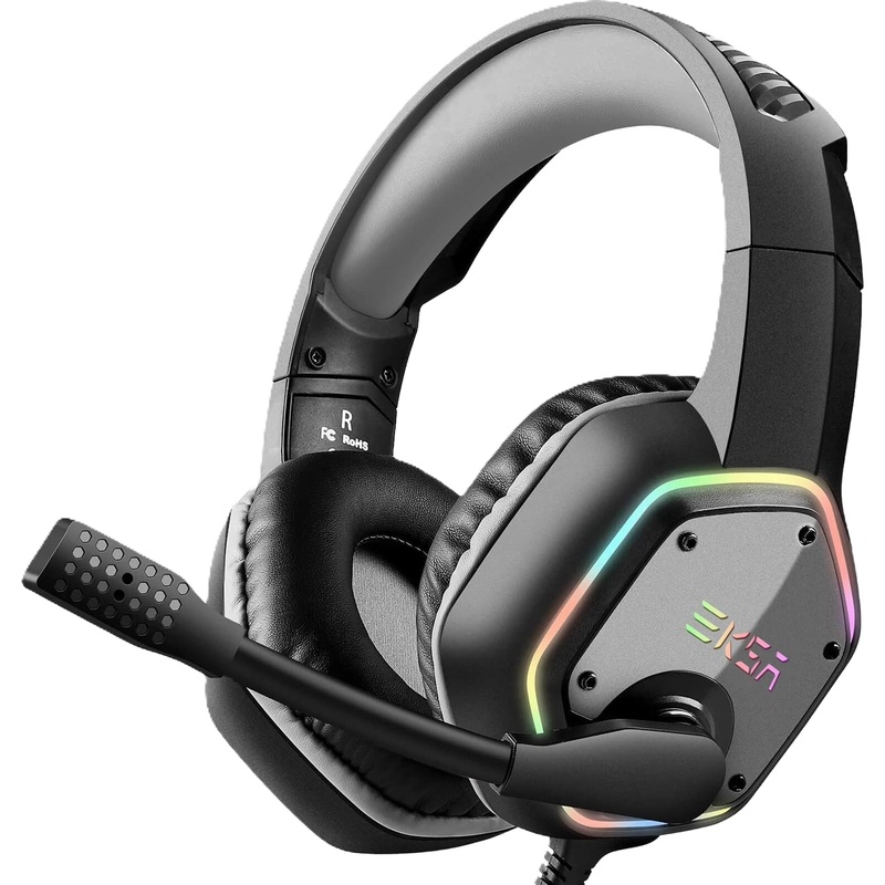 Изображение товара Гарнитура проводная EKSA E1000-GY 7.1 USB игровая профессиональная полноразмерная