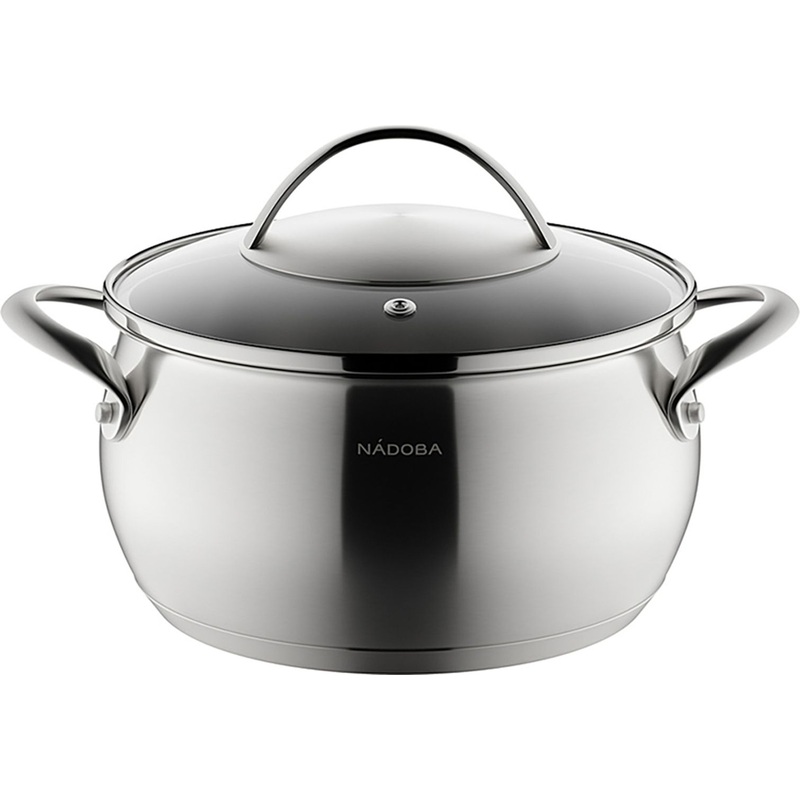 Изображение товара Кастрюля Nadoba Linda 2л нержавеющая сталь с крышкой для всех плит