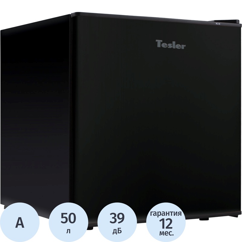 Изображение товара Однокамерный холодильник Tesler RC-55 50 литров с морозильником класс A