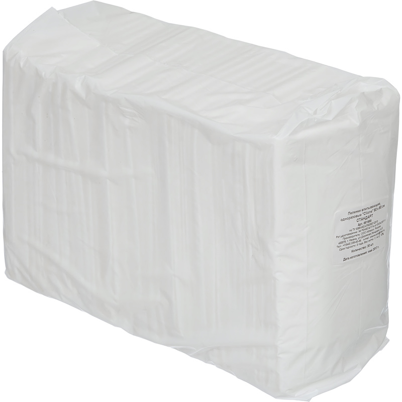 Изображение товара Пеленки одноразовые впитывающие Стандарт 60x60 см 30 штук в упаковке