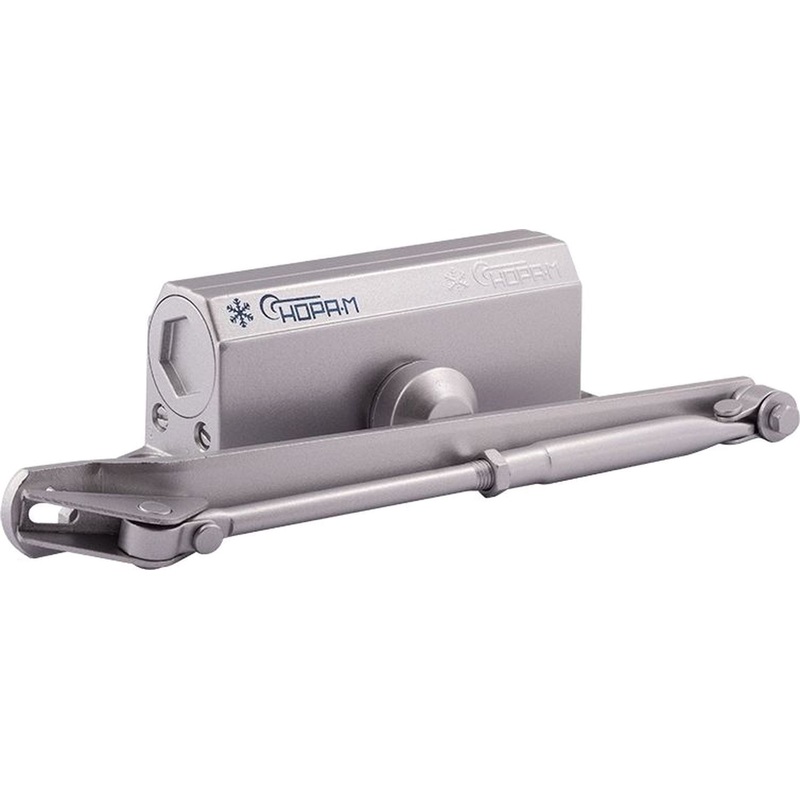 Изображение товара Доводчик дверной Нора-М №3S F до 80кг серебристый