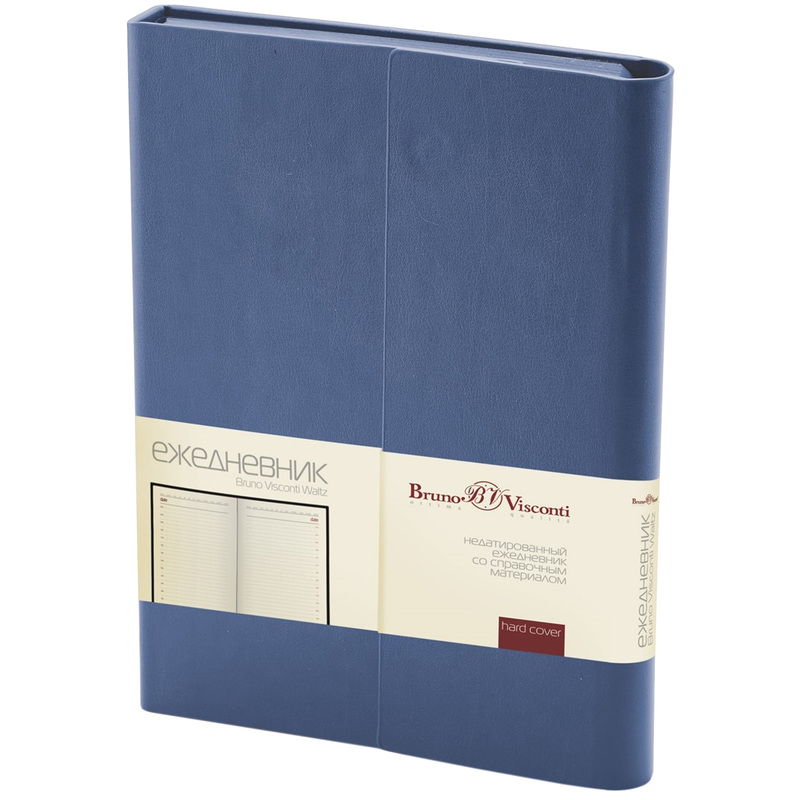 Изображение товара Ежедневник Bruno Visconti Waltz искусственная кожа A5 136 листов синий
