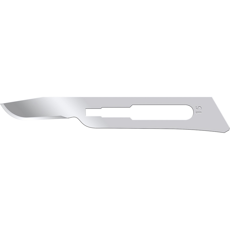 Изображение товара Одноразовые лезвия для скальпеля Apexmed 15 мм 100 штук стерильные