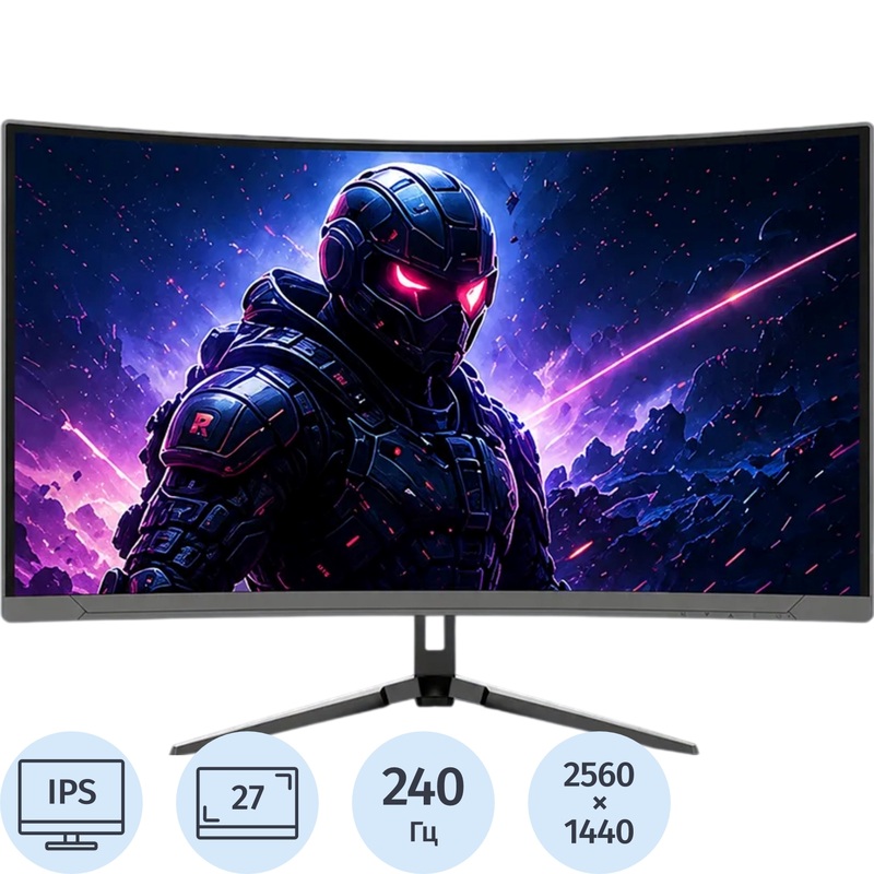 Изображение товара Монитор 27" Ecovinka FT27D чёрный
