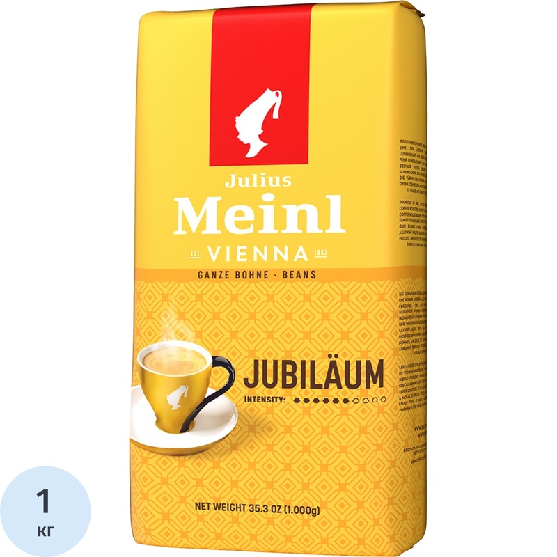Изображение товара Кофе в зернах Julius Meinl Юбилейный 1 кг премиальный бленд средней обжарки