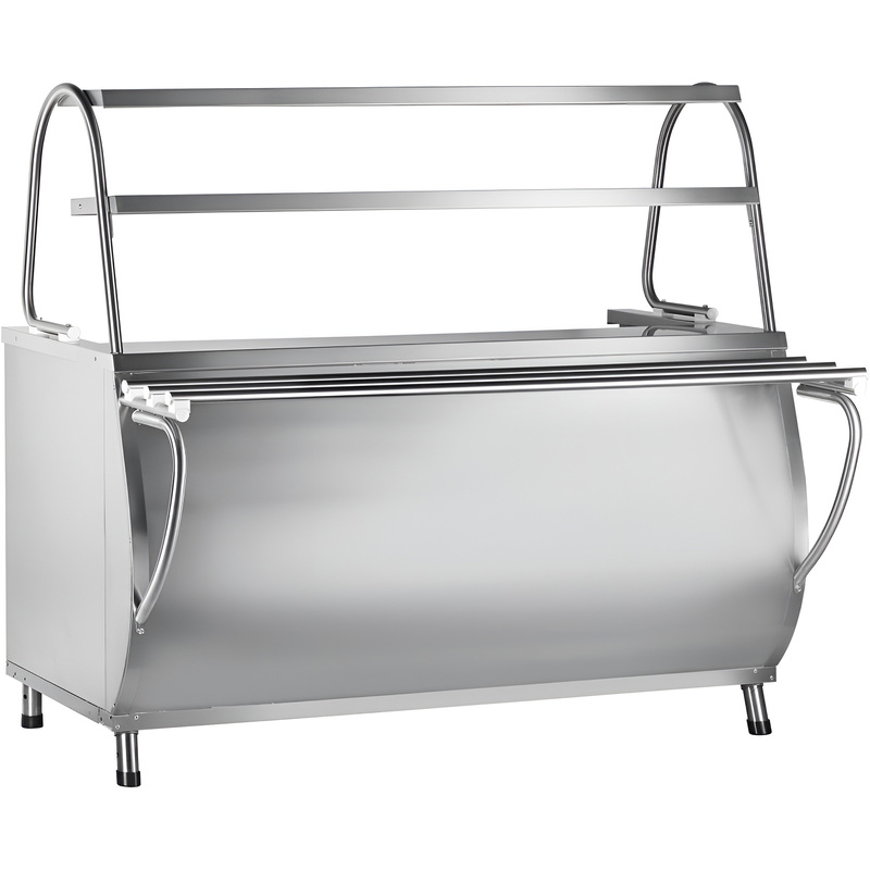 Изображение товара Мармит Abat ПМЭС-70М-01 напольный с 3 конфорками и двумя полками