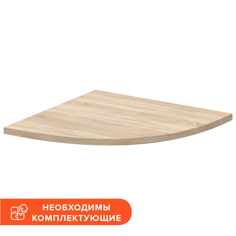 Изображение товара Приставка для письменного стола Комус Мебель Easy One дуб сонома 600х600х22