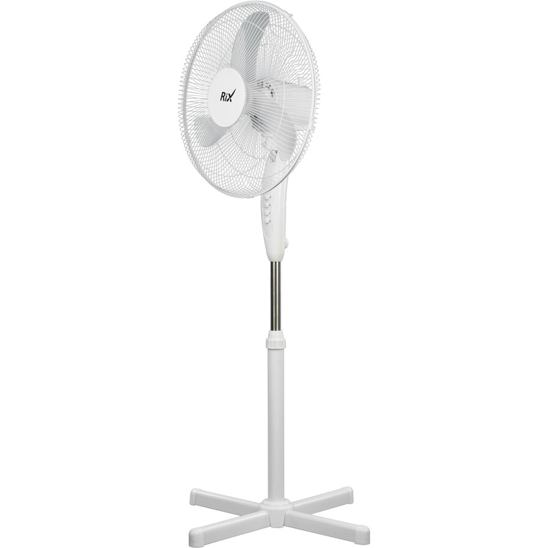 Изображение товара Напольный вентилятор Rix RSF-4000W белый для дома и офиса
