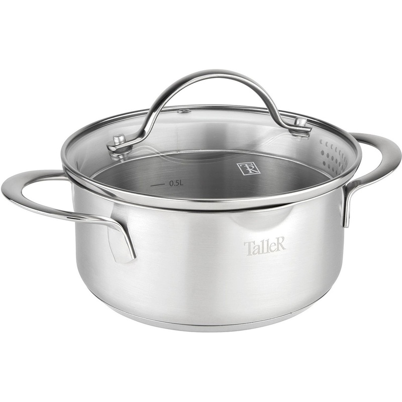 Изображение товара Кастрюля TalleR TR-17251 1.4 л нержавеющая сталь с крышкой