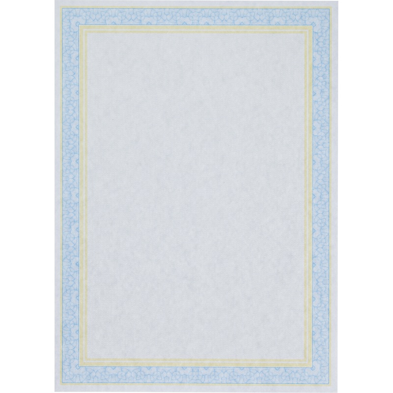 Изображение товара Сертификат-бумага А4 Attache бирюзовая/оранжевая 120 г/кв.м 50 листов