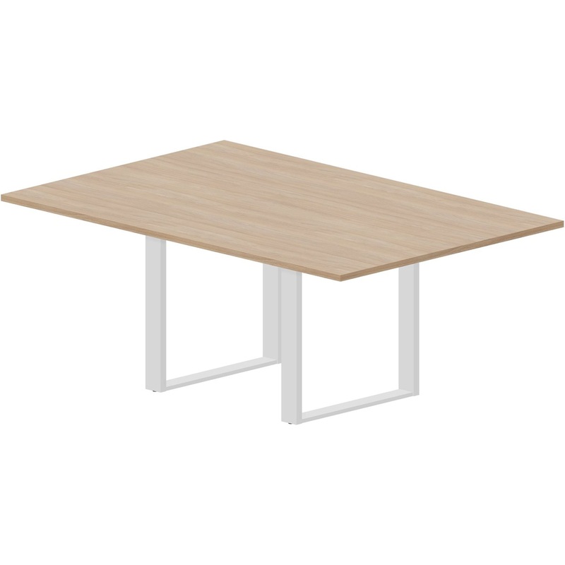 Изображение товара Стол для переговоров Virtus VTM1812OWBL (дуб светлый/белый, 1800х1200х720 мм)