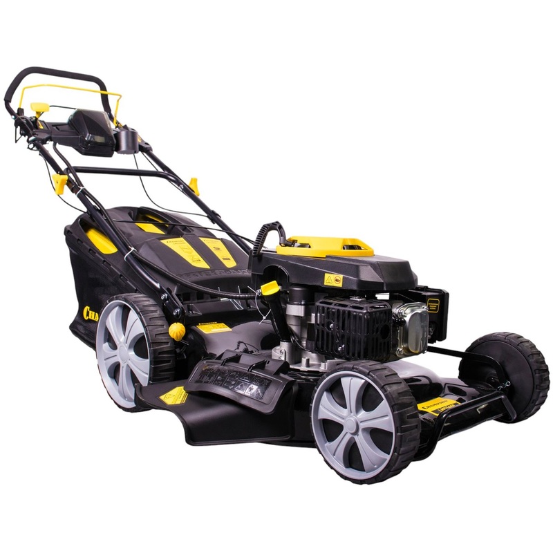 Изображение товара Газонокосилка бензиновая Champion LM5346E с электростартером и 4 режимами