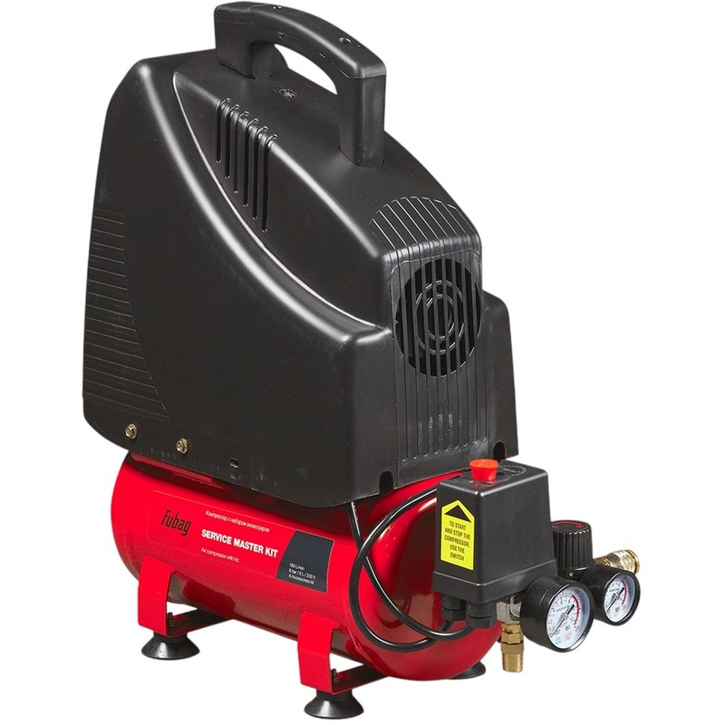 Изображение товара Компрессор Fubag OL195/6 Service Master Kit + 6 с набором аксессуаров