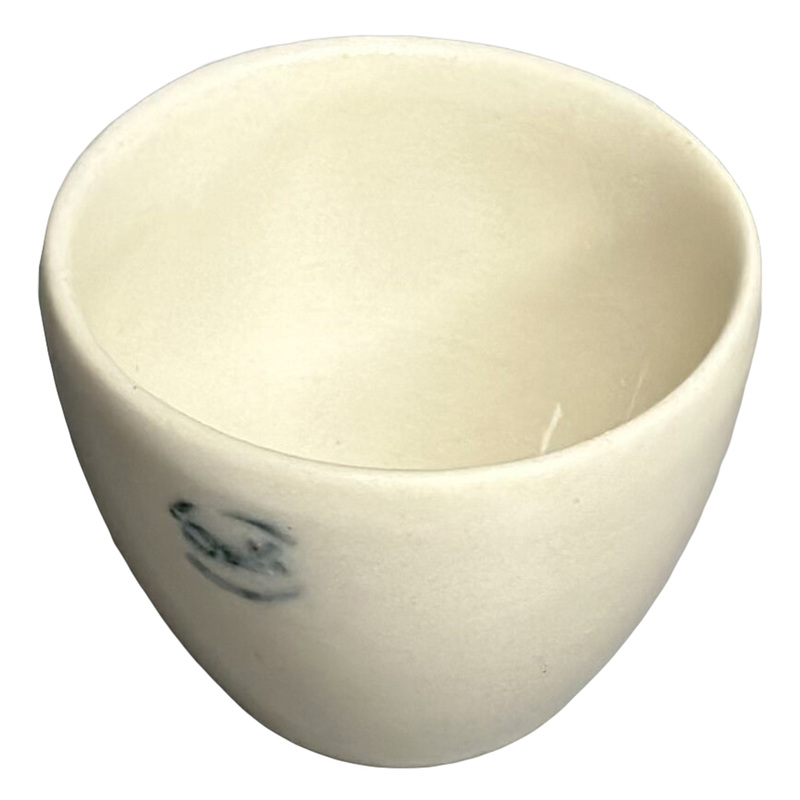 Изображение товара Лабораторный тигель низкий №4 25 мл из фарфора для прокаливания и сжигания