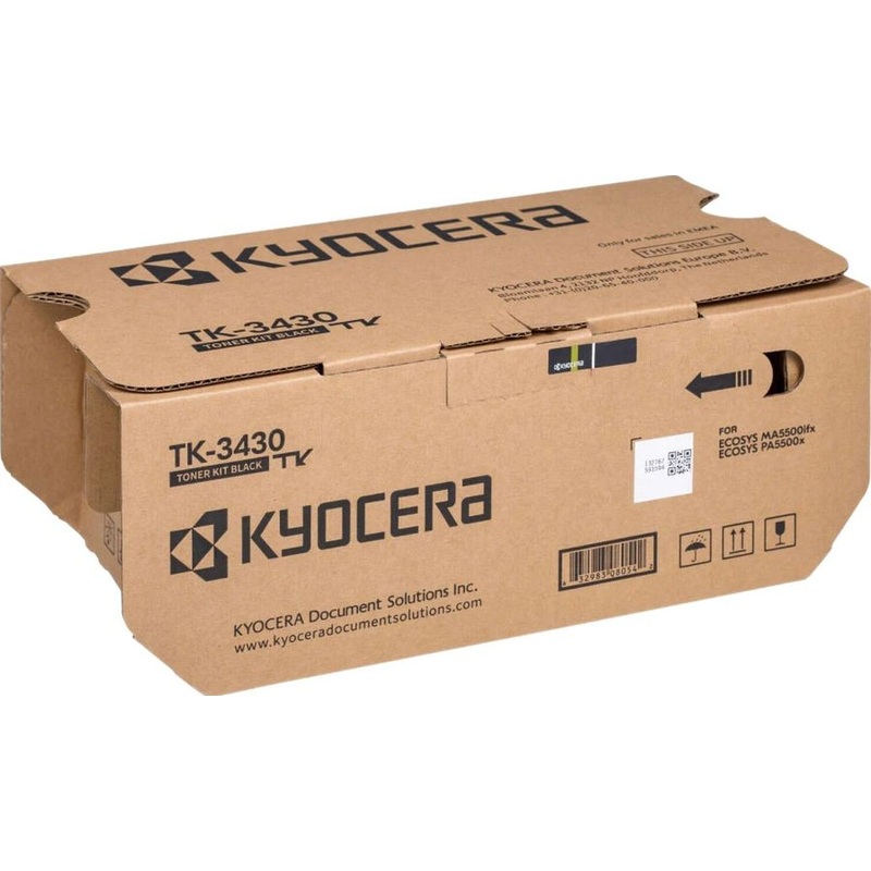 Изображение товара Картридж лазерный Kyocera TK-3430 чёрный оригинальный - 25000 страниц