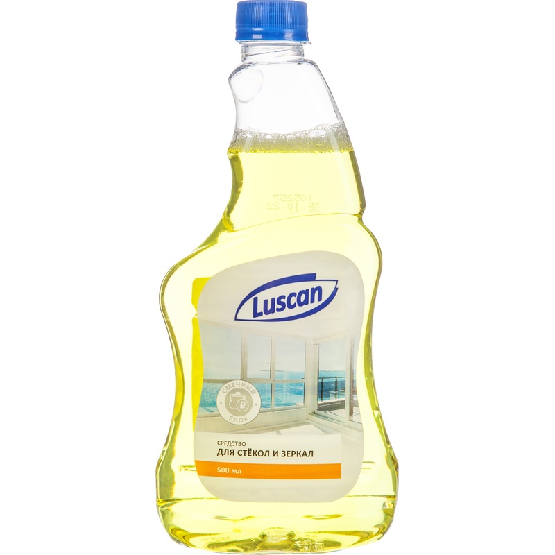 Изображение товара Средство для стекол и зеркал Luscan 500 мл запасной флакон for cleaning windows mirrors
