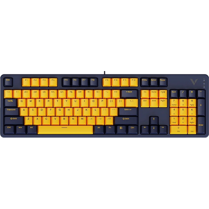 Изображение товара Механическая клавиатура Rapoo V500PRO с многоцветной подсветкой и USB подключением