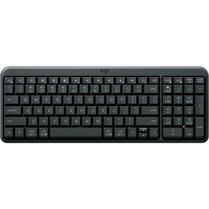 Изображение товара Беспроводная Bluetooth клавиатура Logitech K251 чёрная мембранная с русской раскладкой