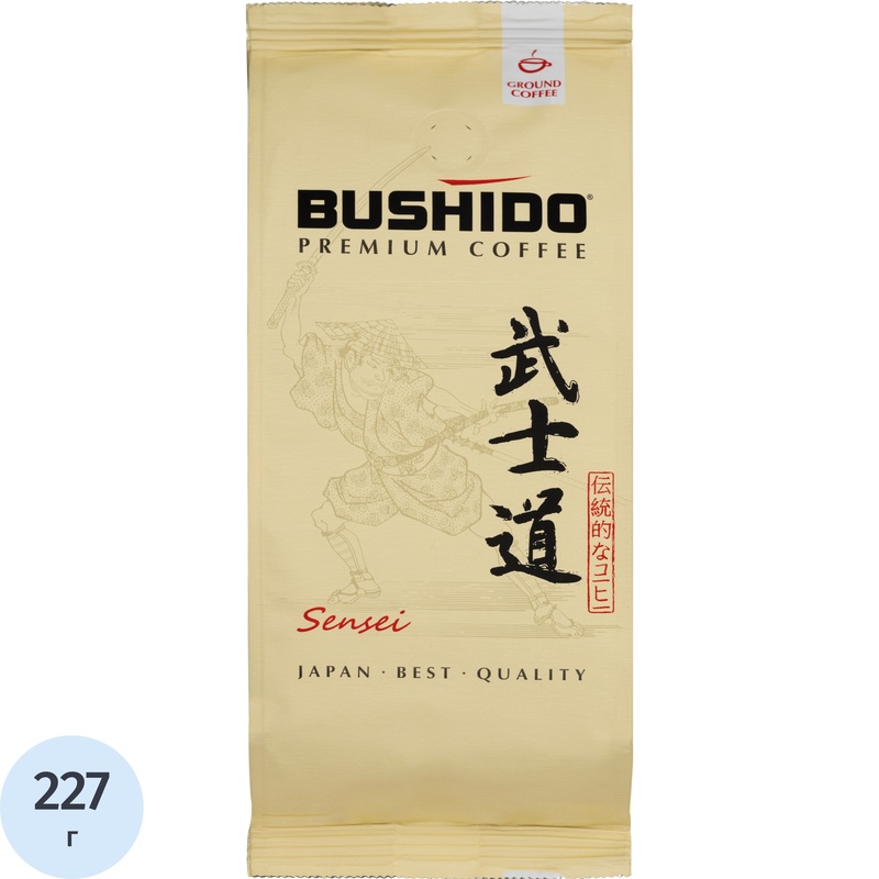 Изображение товара Молотый кофе Bushido Sensei 227 г для разных способов приготовления