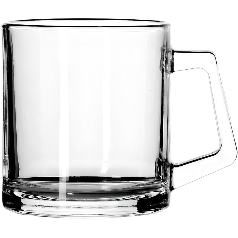 Изображение товара Кружка Pasabahce Бейзик стеклянная 380 мл (12 штук в упаковке)