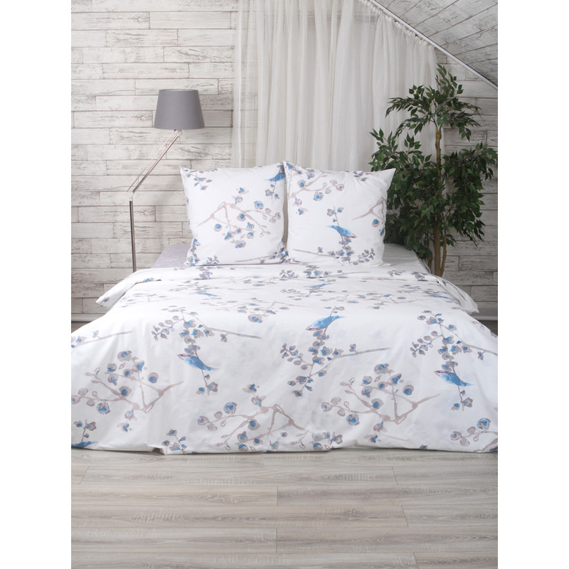 Изображение товара Постельное белье Mona Liza Birds 1.5-спальное бязь стильный дизайн Россия