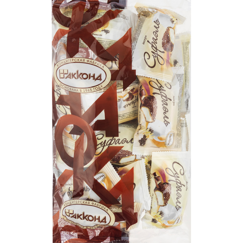 Изображение товара Конфеты шоколадные Акконд Суфаэль со вкусом ванили 500 г