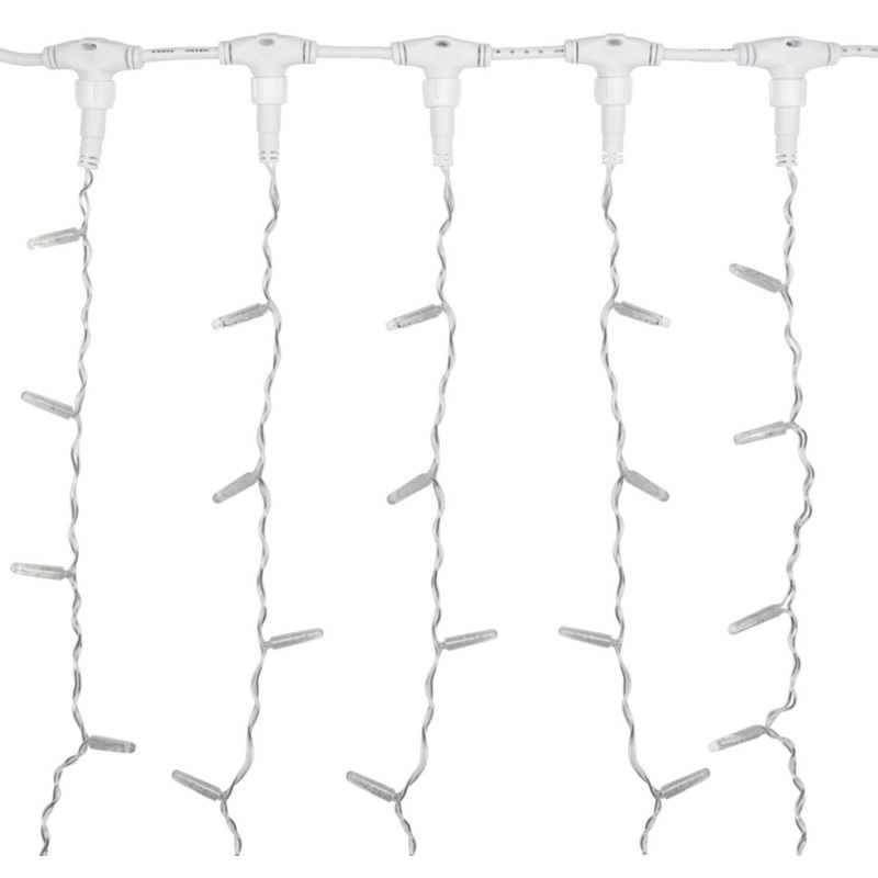 Изображение товара Уличная светодиодная гирлянда дождь Neon-Night 2м 192 LED теплый белый IP65