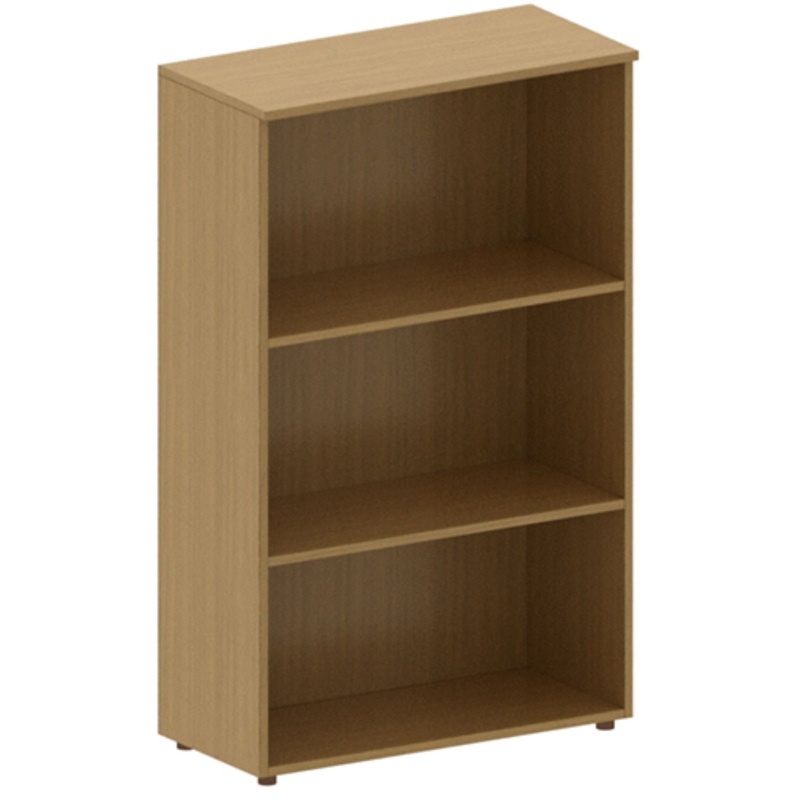 Изображение товара Низкий открытый стеллаж Канц ШК39.9 (орех, 3 секции)