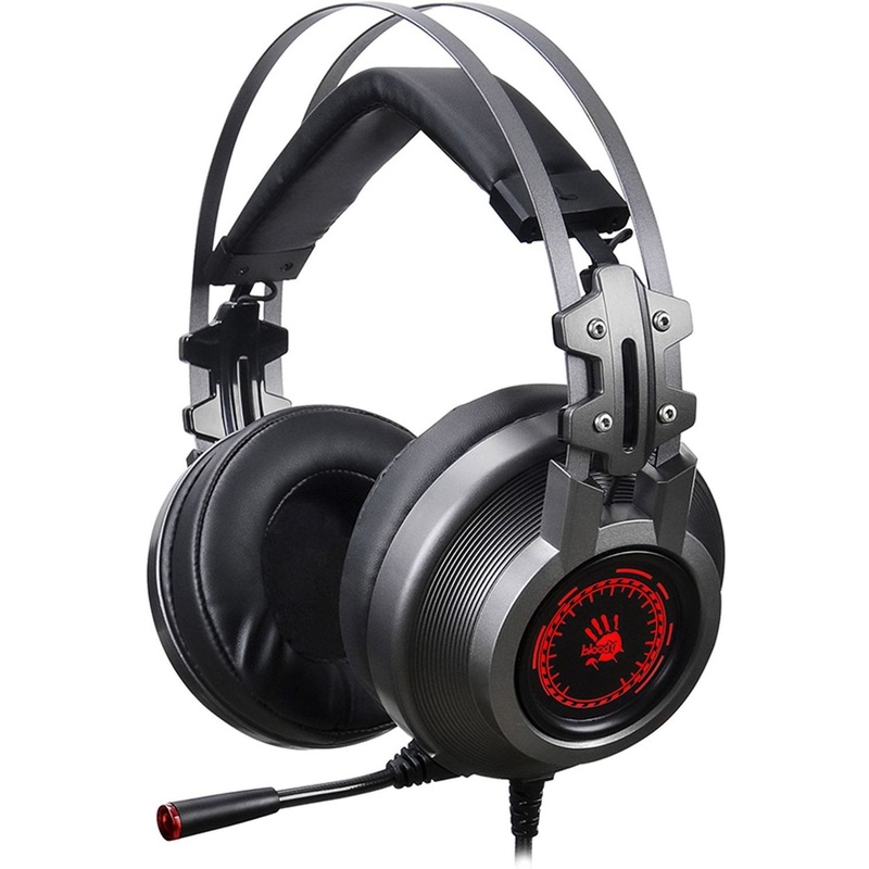 Изображение товара Гарнитура проводная A4Tech Bloody J527 с объемным звуком 7.1 и подсветкой