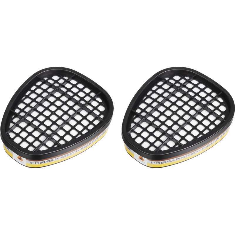 Изображение товара Фильтр противогазовый Jeta Safety 6542 A1B1E1 с угольным слоем, 2 штуки