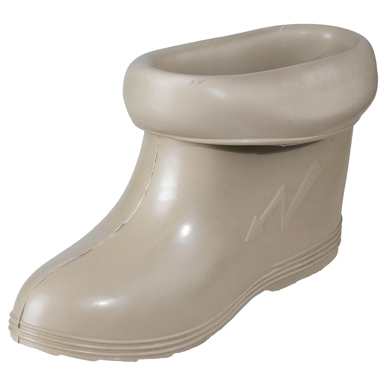 Изображение товара Диэлектрические резиновые ботинки бежевые размер 43 для защиты от электричества