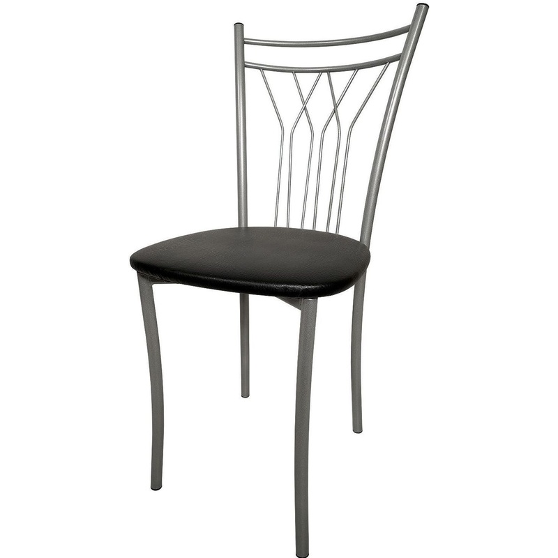 Изображение товара Обеденный стул Акапелло черный полимер искусственная кожа металл стильный дизайн