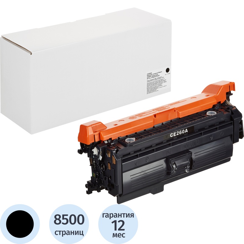 Изображение товара Картридж лазерный Retech 647А CE260A для HP чёрный совместимый