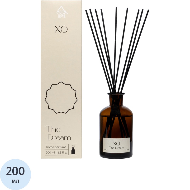 Изображение товара Аромадиффузор Arida Home XO The Dream 200 мл с фибровыми палочками