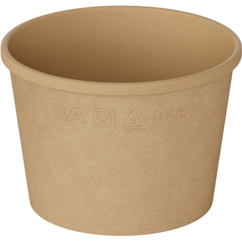 Изображение товара Супница без крышки объем 380 мл крафт OneClick OneBowl Up 70х102 мм