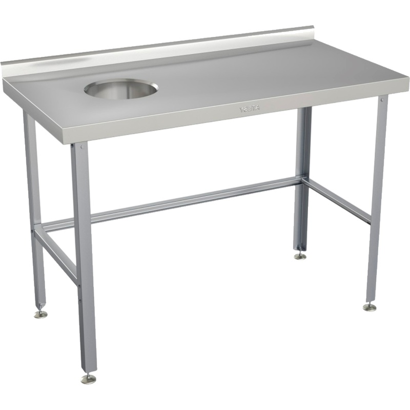 Изображение товара Стол производственный СРО-С-1Л-1200.600-02 для пищевых отходов 1200х600х870 мм