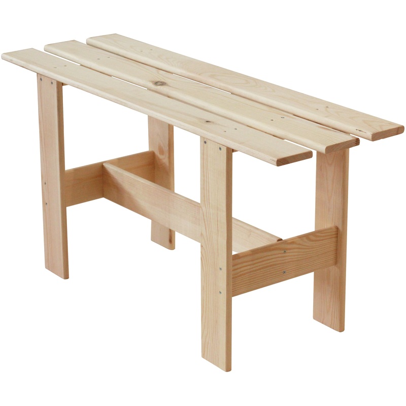 Изображение товара Садовая скамья ЛС-001 натуральный дерево балкон дача сад балкон современный дизайн