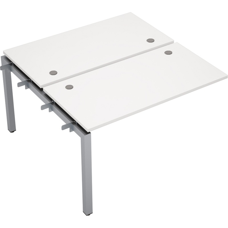 Изображение товара Рабочая станция Avance 6МБС.5268 двухместная белый/алюминий