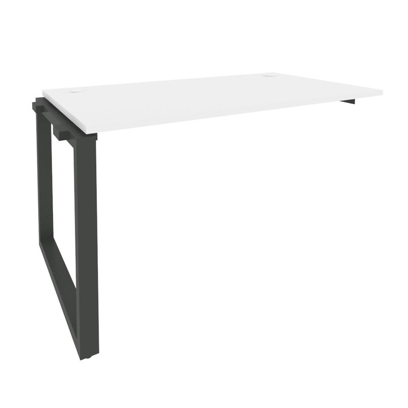 Изображение товара Элемент рабочей станции Onix-O O.MO-1.NRS-3.8 белый бриллиант антрацит 1380x800x750 мм