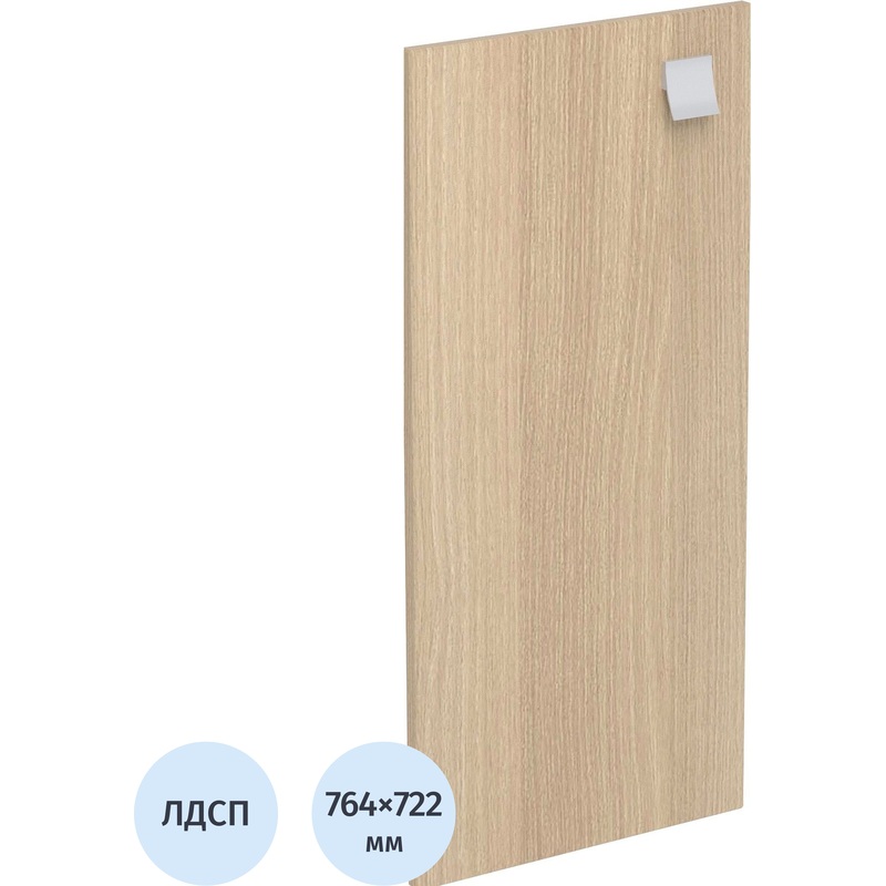 Изображение товара Двери низкие Metal System Style 242385-Н-ЛД3Л/Пр ЛДСП (722x764 мм, 2 штуки)