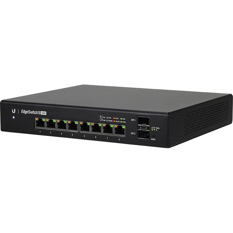 Изображение товара Коммутатор Ubiquiti EdgeSwitch ES-8-150W с PoE и SFP Изображение товара Коммутатор Ubiquiti EdgeSwitch ES-8-150W с PoE и SFP