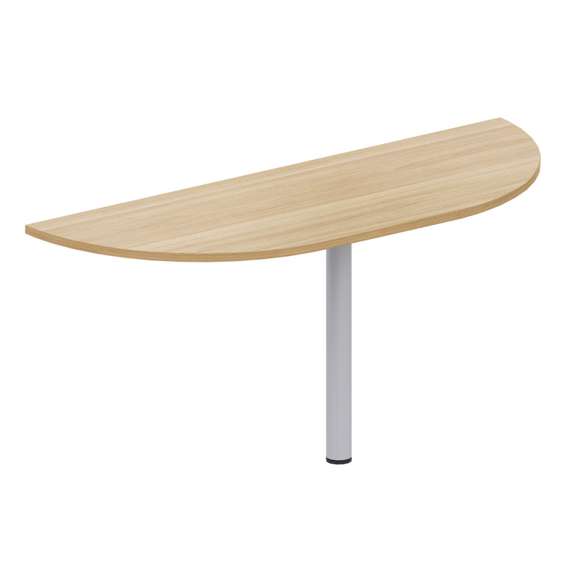 Изображение товара Приставной элемент Unica (ширина 1625 мм, глубина 600 мм, бук/серый)