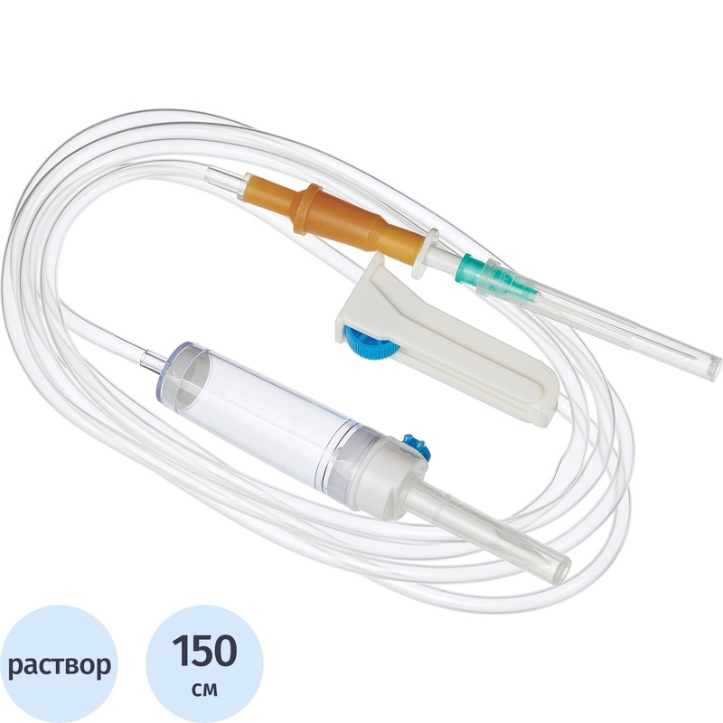 Изображение товара Система для переливания Vogt Medical пластиковый шип длина иглы 40 мм